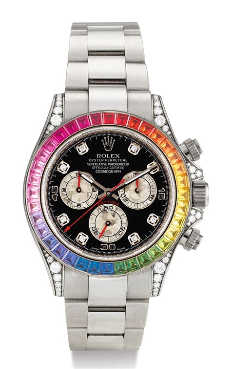 rainbow rolex daytona price|Rolex Daytona Rainbow 116599 RBOW .